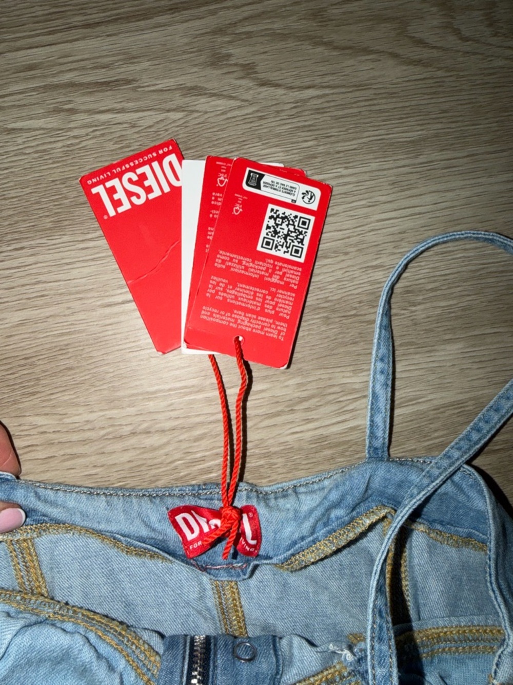 Diesel denim midi dress size XS - Picture 3 of 3